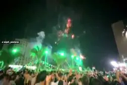  نورافشانی جشن میلاد پیامبر اکرم(ص) در تهران