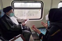 تصاویر | رئیسی در مترو تهران کرج