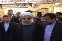 زیارت رئیس بانک مرکزی در کاظمین/عکس