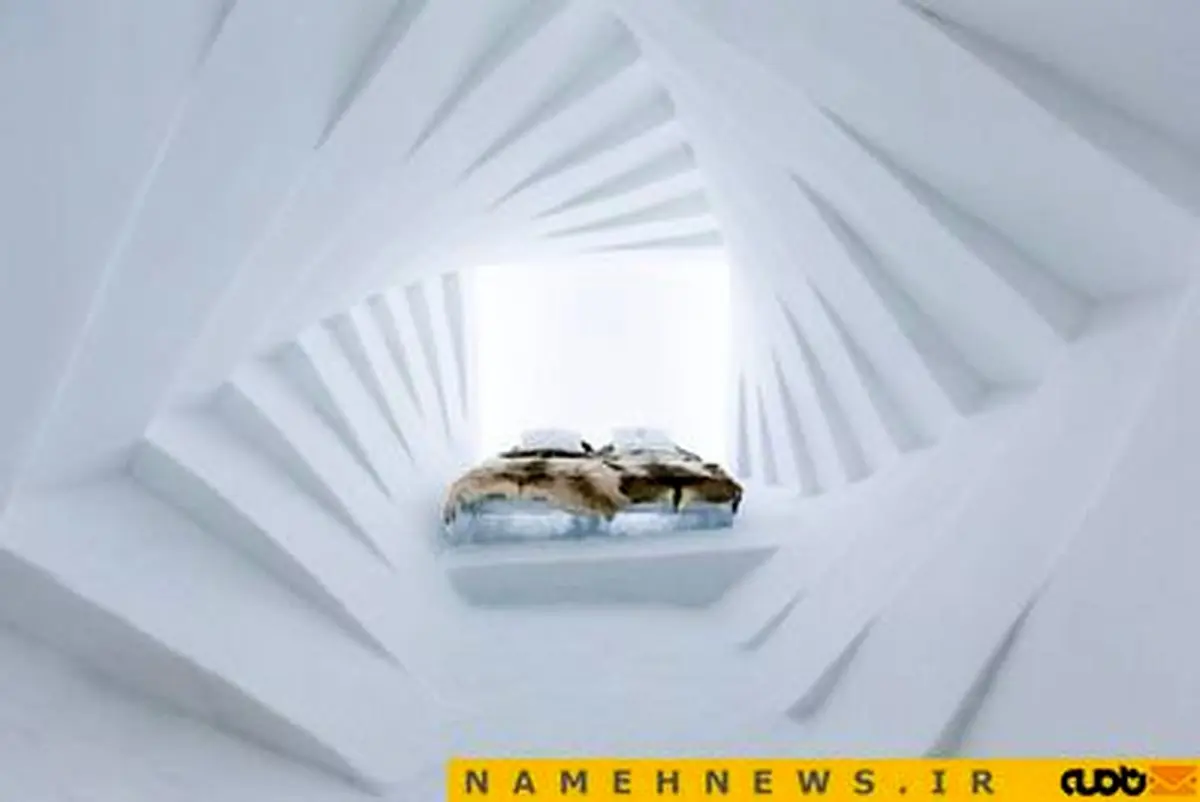 هتل رویایی روس ها از جنس یخ!+تصاویر