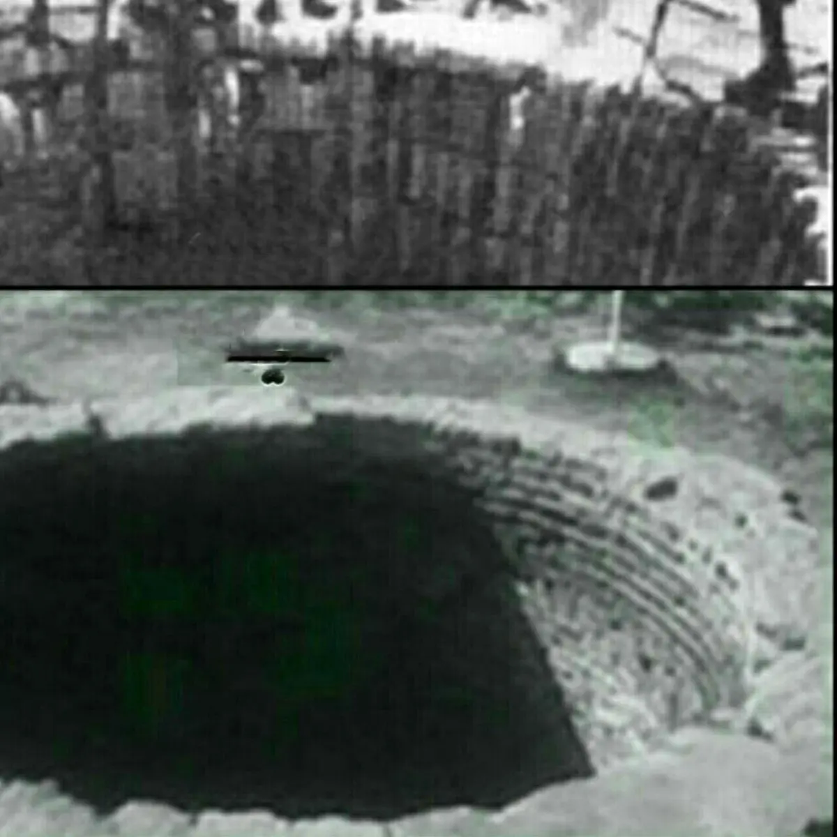 عکس دیده نشده از چاه شیطان