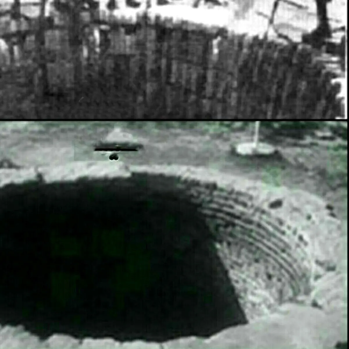 عکس دیده نشده از چاه شیطان