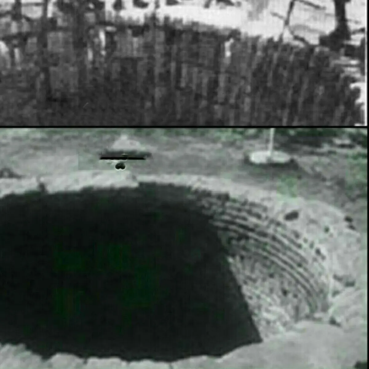 عکس دیده نشده از چاه شیطان