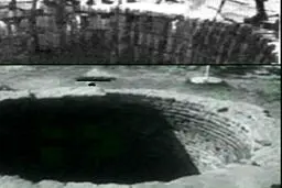 عکس دیده نشده از چاه شیطان