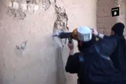 داعش نگین تمدن آشور را ویران کرد/تصاویر