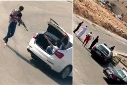 جنجال مجازی در عربستان به دنبال آدم‌ربایی مسلحانه در روز روشن! + عکس