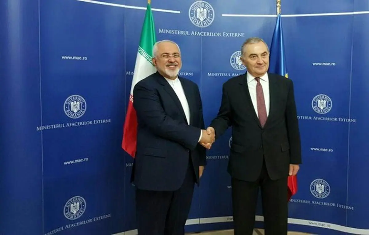 ظریف با وزیر خارجه رومانی دیدار کرد