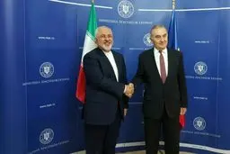 ظریف با وزیر خارجه رومانی دیدار کرد