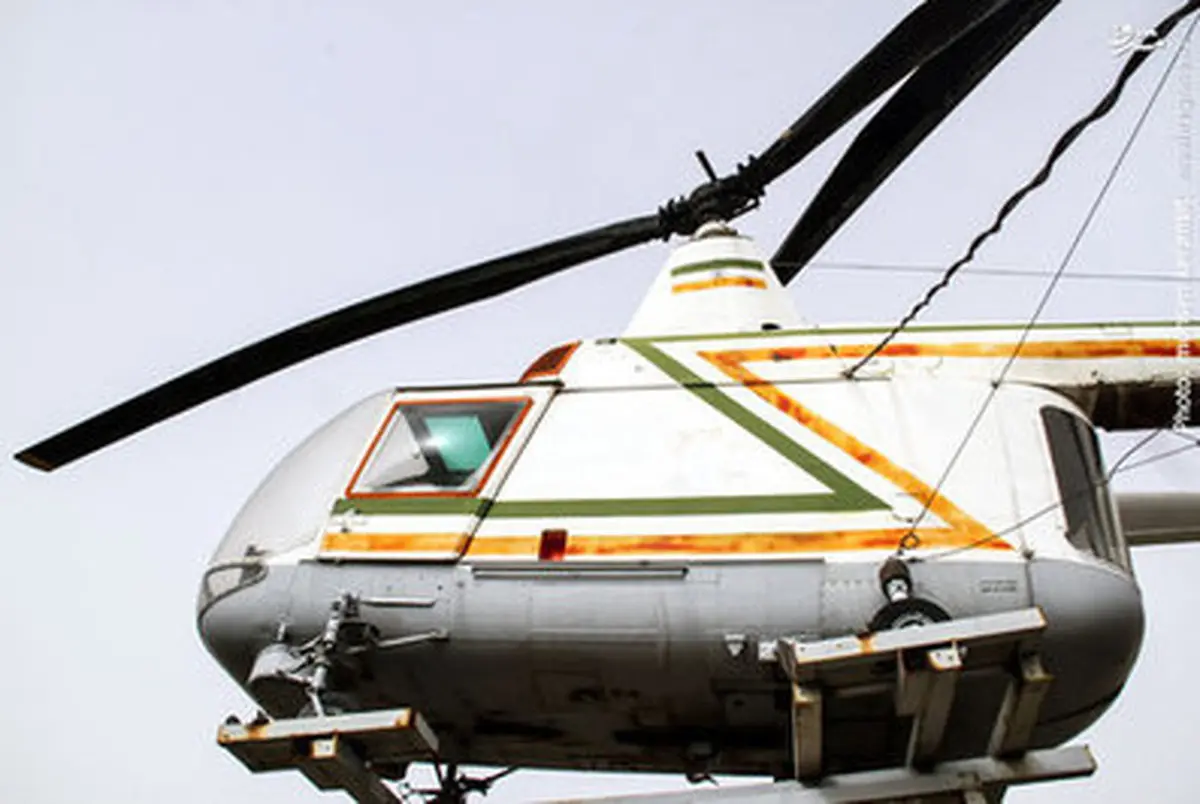 نخستین بالگردی که وارد ایران شد/عکس