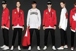 لباس کاروان ورزشی کانادا در المپیک /عکس