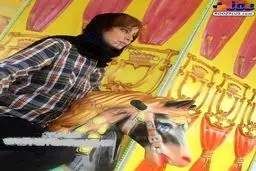 تصویری از خانم بازیگر در شهربازی+عکس