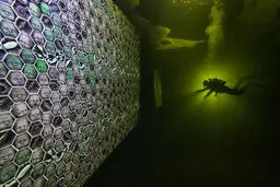 تصاویر دل انگیز از اولین گالری نقاشی زیر یخی جهان