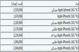 جدول/جدیدترین قیمت‌ گوشی موبایل