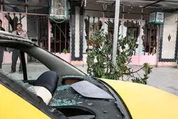 تصاوير: انفجارهای صوتی بلوار بعثت زاهدان