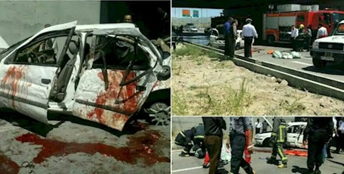 مرگ دلخراش ۳ دختر دانشجو در حادثه رانندگی+عکس