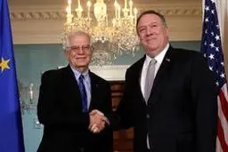 رایزنی بورل و پمپئو