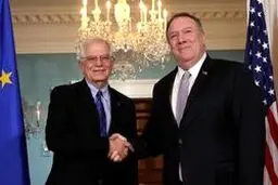 رایزنی بورل و پمپئو