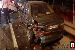 تصاویر فاجعه هولناک در یکی از اتوبان های تهران