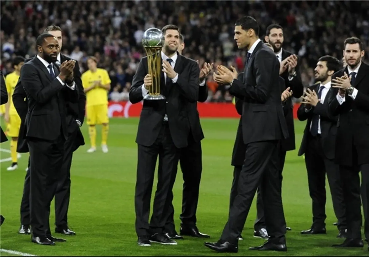 میهمانان ویژه برنابئو در شب توقف رئال+تصاویر