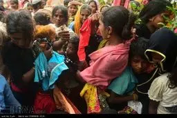 تصاویری ازشرایط نامناسب زندگی پناهندگان مسلمان میانماری