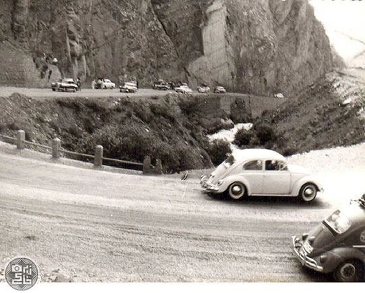 جاده چالوس وقتی خاکی بود /عکس