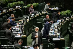 عكسي خاص از اين روزهاي عارف در مجلس