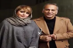 عکس کمتردیده شده حمیدرضا آذرنگ در کنار همسرش