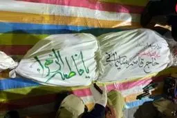 اولین عکس از پیکر سردار شهید قاسم سلیمانی در اهواز