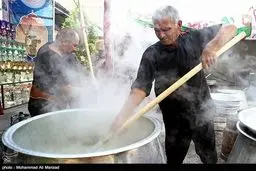 پخت و پخش نذری در کربلا /گزارش تصویری