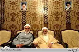 لبخندهای جنتی و ناطق نوری در یک قاب/ عکس