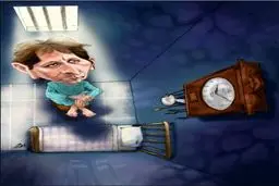 «ب. ز» در زندان!/کاریکاتور