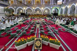 تصاویر: مراسم جزءخوانی قرآن کریم در حرم حضرت عباس علیه السلام