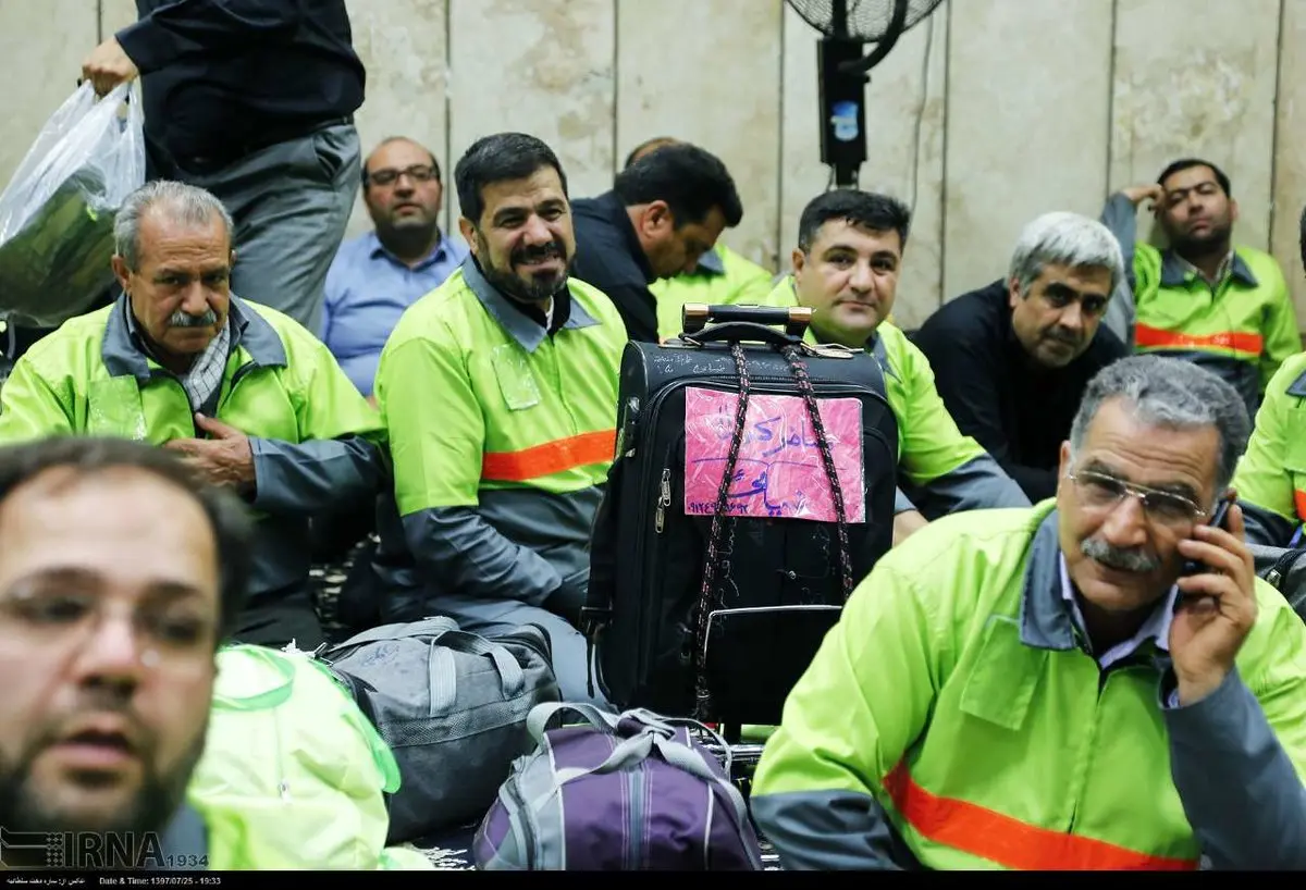 بدرقه کاروان خادم الحسین(ع) شهرداری / عکس