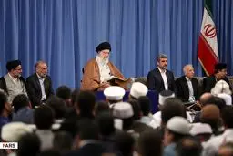 تصاویر: دیدار شرکت کنندگان در مسابقات بین‌المللی قرآن با رهبر انقلاب