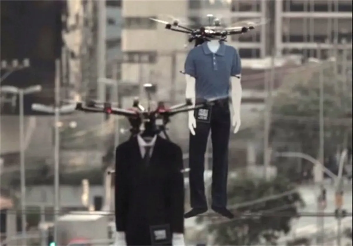 عکس/ مانکن‌های پهپادی!