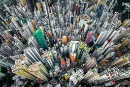 عکس/ هنگ‌کنگ را از دوربین یک پهپاد ببینید