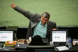 ژست‌های عجیب و جالب نمایندگان مجلس در حضور ظریف و کرباسیان/تصاویر