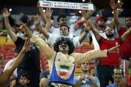 عجیب ترین هوادار ایرانی بریزبن (عکس)‎