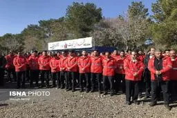 حضور آتش نشانان با لباس رسمی در بهشت زهرا/عکس