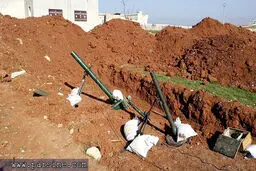 عکس/ مهمات ساخت ترکیه در حومه حلب
