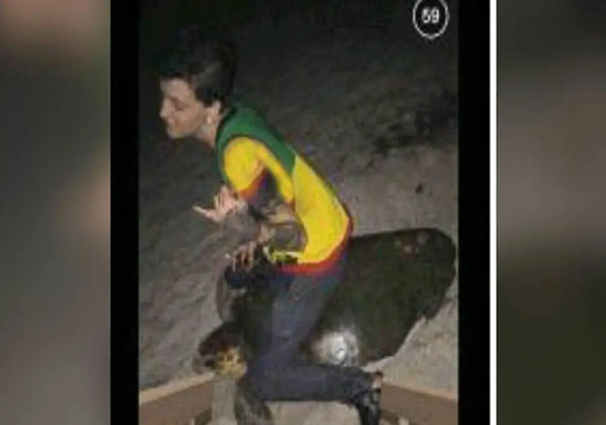 زن لاک پشت سوار در چنگ قانون! + تصاویر