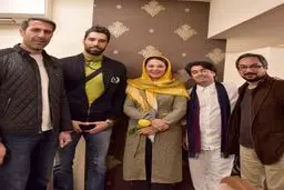 تیپ ستاره اسکندری در کنار ستاره‌های والیبال/عکس