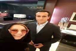 تصویری از علی کریمی و بهنوش بختیاری در کنار هم