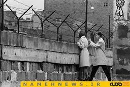 عکس دیده نشده از دیوار جدایی در آلمان