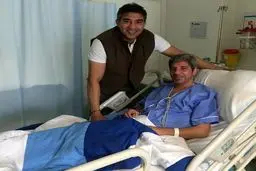 عابدزاده بر بالین محرمی (عکس)