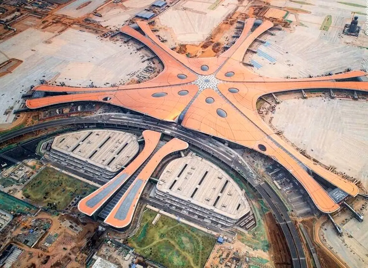 بزرگترین فرودگاه جهان در چین/ عکس