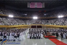 ازدواج همزمان 3800 نفر در چین/تصاویر