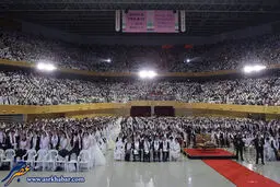 ازدواج همزمان 3800 نفر در چین/تصاویر
