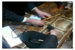 پیدا شدن اسلحه نیروهای امنیتی هواپیما ای تی آر ۷۲  و تعدای کارت ملی/عکس