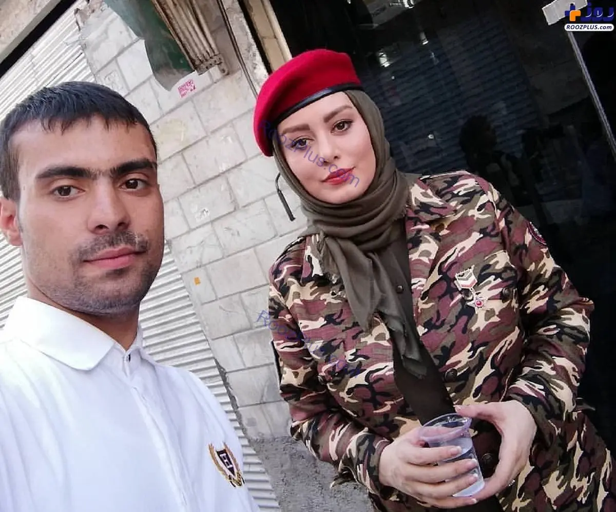 سلفی با تیپ چریکی سحر قریشی + عکس